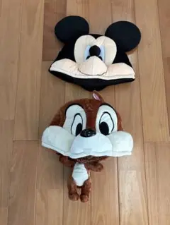 ディズニー ファンキャップ ミッキー チップ 2点セット