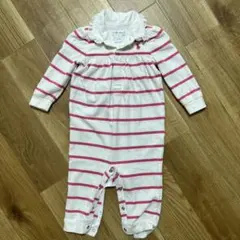 Ralph Lauren ラルフローレン　9M ストライプロンパース