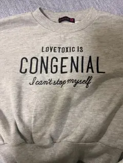 LOVETOXIC グレー トレーナー