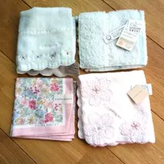 Afternoon Tea　ハンカチ　新品・未使用　４枚セット