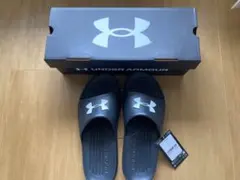 新品未使用 UNDER ARMOUR アンダーアーマーサンダル ブラック 27のサムネイル
