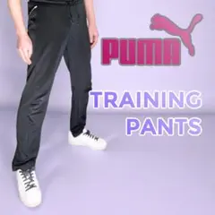 PUMA TRAINING PANTS ブラック
