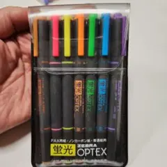 ZEBRA OPTEX 蛍光ペン 7本セット