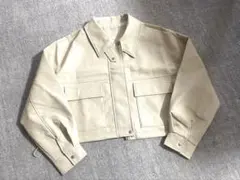 GRL アイボリー　レザージャケット 新品タグ付き