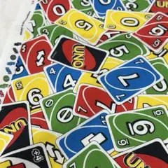 コットンオックスプリント　ＵＮＯ(ウノ) カラフル　２メートル