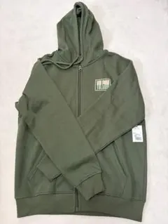 VOLCOM ジップアップパーカー オリーブ S