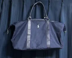 RALPHLAUREN ラルフローレン　ポニー刺繍 ダブルジップ ボストンバッグ