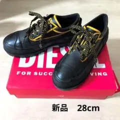 DIESEL D-HIKO SH X スニーカー 黒 黄 28 新品未使用のサムネイル