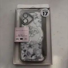 MERCURYDUO iPhone 17 手帳型ケース ペールグレー