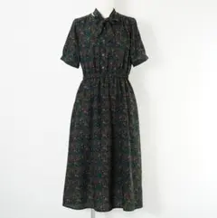 アデイインザライフユナイテッドアローズ ボウタイ フラワー ワンピース