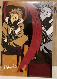 僕のヒーローアカデミア　座れ！イス！　特典　ポストカード　ホークス