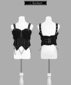 DimMoire学園ブラウス+ジレset Gray&Black Lサイズ - メルカリ