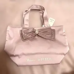 ❣️最終値下げ❣️Maison de FLEUR パールビジューリボンハンドバッグのサムネイル