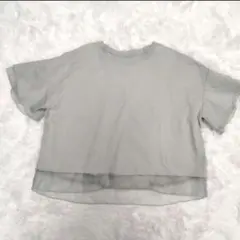 ROPE PICNIC 半袖 Tシャツ フレアスリーブ 淡いグリーン　トップス