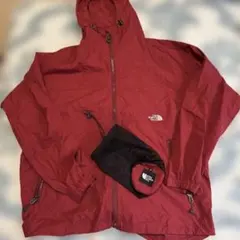 THE NORTH FACE バーガンディジャケット Sサイズ 収納袋付き