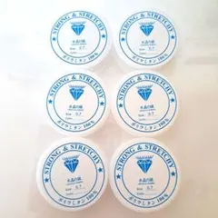 STRONG & STRETCH 水晶の線 テグス 0.7 6個セット
