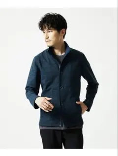 MK MICHEL KLEIN homme スタンドカラーカーディガン