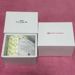 COACH コーチ マグカップ 黄緑 中央大学