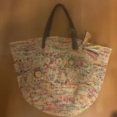 Rabaranyトートバッグ タッセル付き