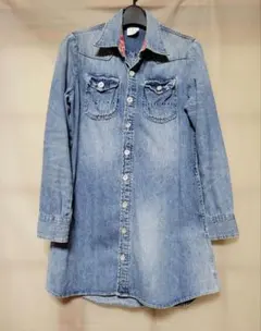 yooorit ヨーリ/ デニム シャツワンピース 長袖