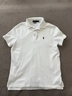 【POLO RALPH LAUREN】ホワイト ポロシャツ LG