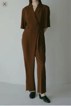 【MANOF】TAILORED ALL IN ONE ブラウン