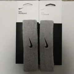 NIKE ナイキ　ヘッドバンド　グレー　2本