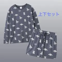 【新品未使用品】ジェラピケ　サンリオ　コラボ　長袖シャツ　短パンセット