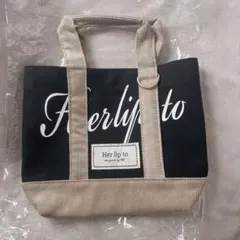 Herlipto mini tote ルミネ限定トートバッグ ローズ ピンク - メルカリ