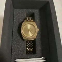 ニクソン NIXON SMALLTIMETELLER ゴールド クリスタル - メルカリ