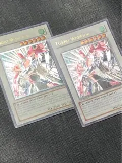 ターボウォリアー 北米 1st アンリミ レリーフ 2枚セット 遊戯王 英語版