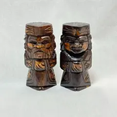 アイヌ　ニポポ　木彫りの人形
