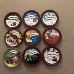 ハーゲンダッツ ミニカップ蓋 9種セット　匿名発送のサムネイル