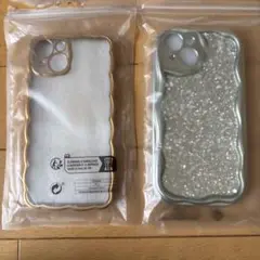 iPhone 15 グリッターソフトケース