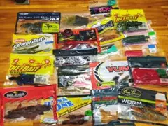 バス釣り引退セット ワーム ゲーリーヤマモト デプス deps シーガーR18
