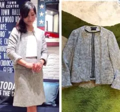 ★定価21,000円★UNIVERSAL LANGUAGE★ツイードジャケット★