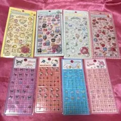 サンリオタイルシール8枚セット（海外ライセンス品含む）