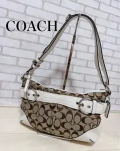 COACH コーチ シグネチャー パッチワーク ハンドバッグ タッセル Y2K