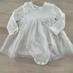 H&M ベビードレス 9M オーガニックコットン