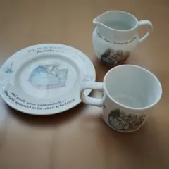 Wedgewood ピーターラビットのマグカップ・プレート・ミルクピッチャー