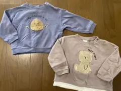 赤ちゃん本舗　SIMPLE FREE ベビー トレーナー 90 2着　おまとめ