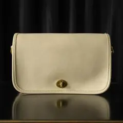 OLD COACH 9924 CASINO BAG USA製 本革 白 2WAY - メルカリ