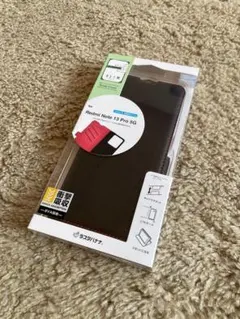 新品　Redmi Note 13 Pro 5G 手帳型ケース ブラック　レッドのサムネイル