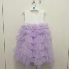 美品！110㎝ ワンピース 女の子 キッズ ドレス 結婚式　発表会コンクール