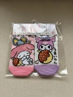 大阪 サンリオ 靴下 キッズ 子供 クロミ マイメロ
