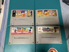 スーパーファミコン　ゴエモン1.2.3.きらきら道中　コンプリート４点セット