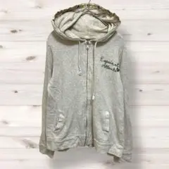 オリーブデオリーブ　パーカー　フーディー　刺繍　ナチュラル　1039D