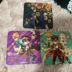 地縛少年花子くん　東京会場 ゴーストホテル　コースター　3枚セット