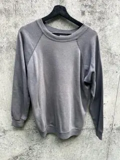 90s HANES スウェット　無地　フェードp