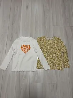 H&M キッズ　長袖カットソー 2点セット